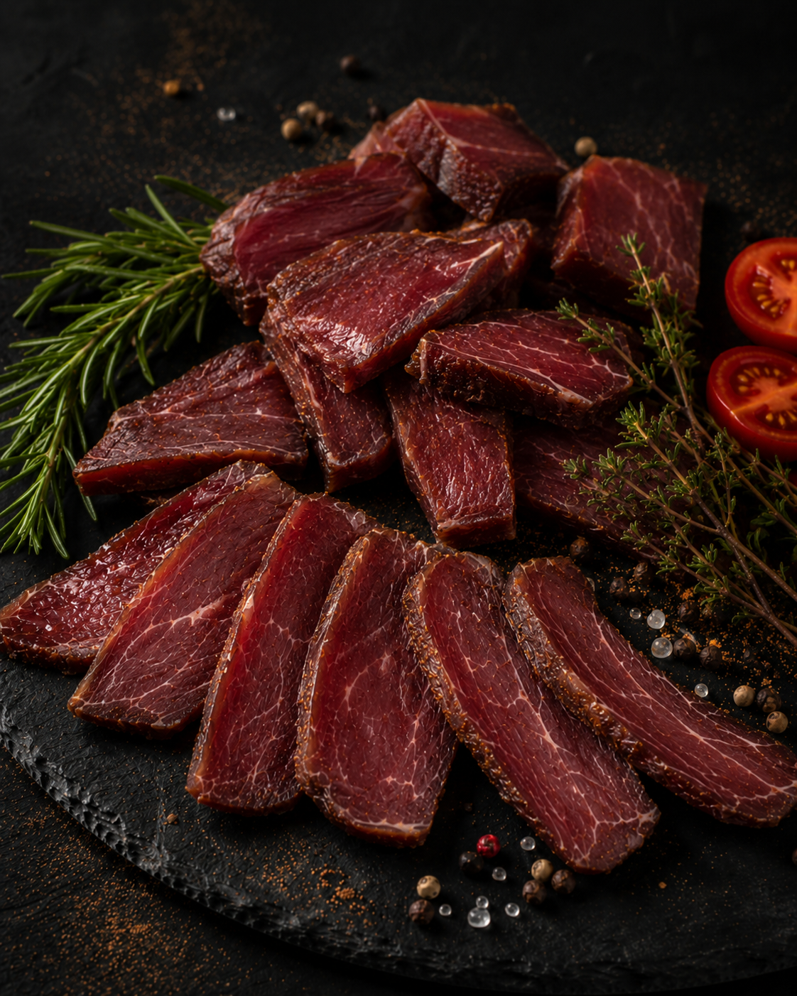 Cured lamb bites development visual